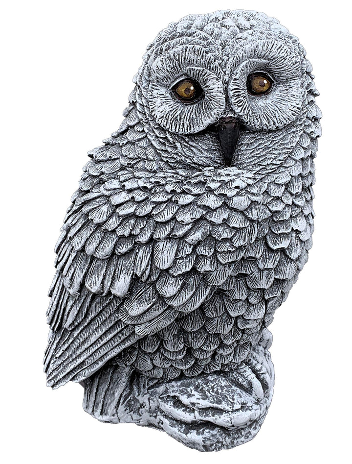 Stone and Style Steinfigur Uhu Kauz Steinguss frostfest wetterfest Gartenfigur