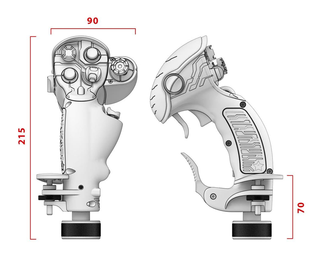 VIRPIL Controls - Constellation ALPHA Prime [L] (Joystick Flightstick PC HOTAS Flugsimulator Space S