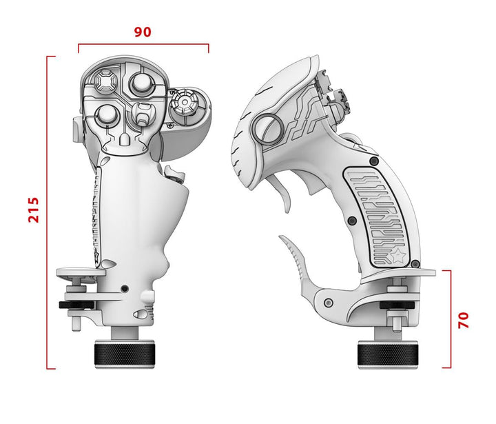 VIRPIL Controls - Constellation ALPHA Prime [L] (Joystick Flightstick PC HOTAS Flugsimulator Space S