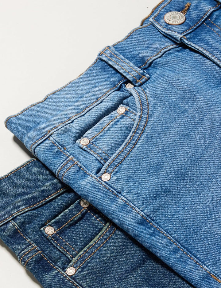 NAME IT Mädchen Jeans 152 Dark Blue Denim/Pack:w Medium Blue Denim, 152 Dark Blue Denim/Pack:w Mediu