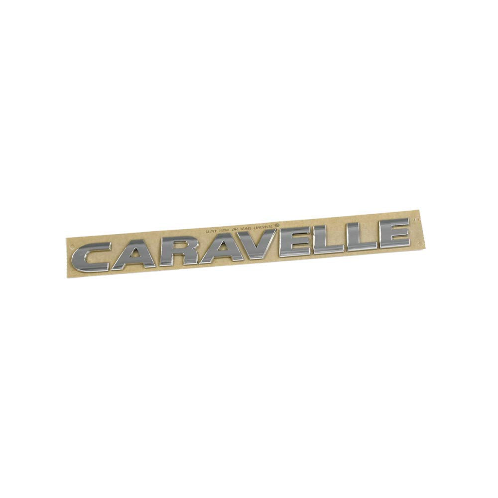 Volkswagen 7E9853687739 Caravelle Schriftzug Aufkleber Heckklappe Emblem Chrom