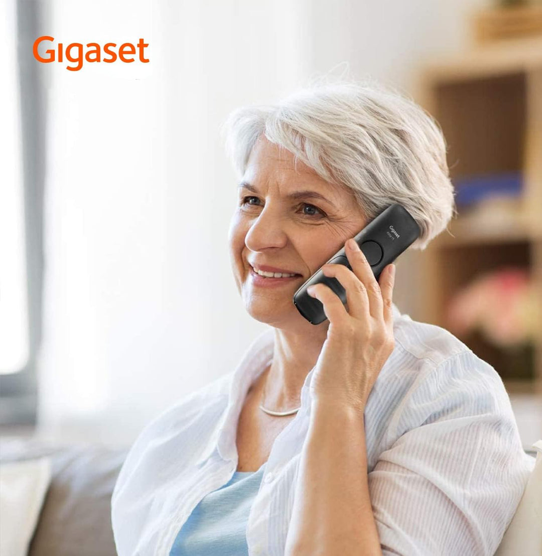 Gigaset E290 Duo - 2 Schnurlose Senioren-Telefone ohne Anrufbeantworter - grossen Tasten, grosses Di