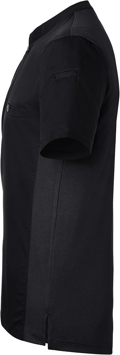 Karlowsky Herren Kurzarm Arbeitsshirt Performance 60% Baumwolle/40% Polyester 5XL Schwarz, 5XL Schwa