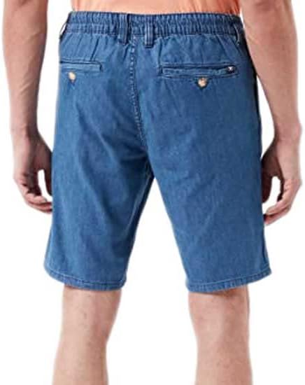 TOM TAILOR Herren Bermuda Shorts in Jeans-Optik 33 10113 - Clean Mid Stone Blue Denim, 33 10113 - Cl