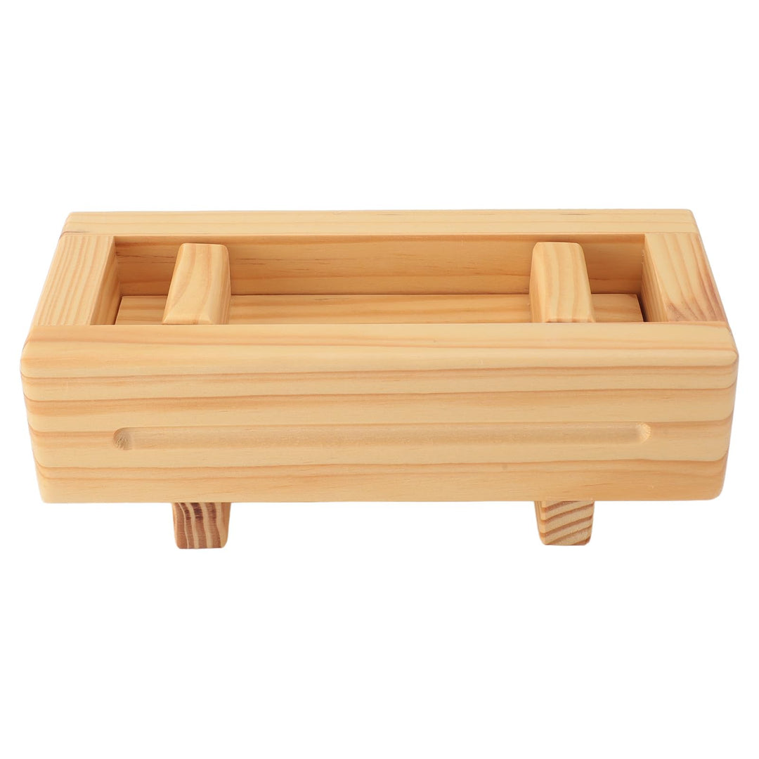 TOPINCN Holz Sushi Pressform, Rechteckige Reisrollenform, Sushi -Formungsschachtel, Sushi Maker -Wer