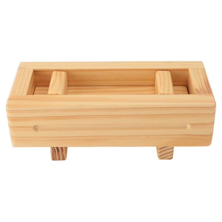 TOPINCN Holz Sushi Pressform, Rechteckige Reisrollenform, Sushi -Formungsschachtel, Sushi Maker -Wer