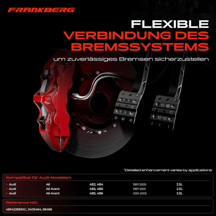 Frankberg Servolenkung Schlauch Kompatibel mit A6 4B2 C5 2.5L 1997-2005 A6 Avant 4B C5 2.5L 1997-200