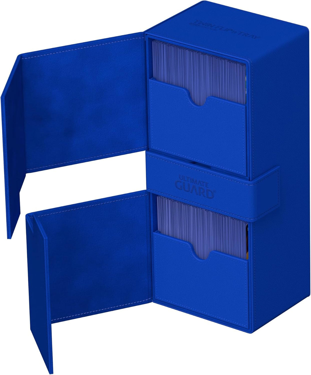 Ultimate Guard Twin Flip`n`Tray 266+ Xenoskin Blau, Blau