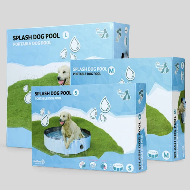 CoolPets Splash Dog Pool - Kühlungspool für Hunde - Hundepool - Hundebad - Spielerische Abkühlung -