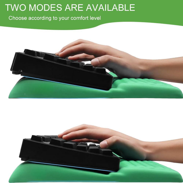 Tastatur-Handgelenkauflage mit Ständer, 2-in-1-Tastatur-Handgelenkstütze, weiche Memory-Schaum-Tasta