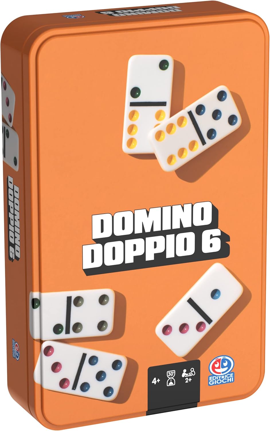 Editrice Giochi Klassische Brettspiele, Domino Doppio Sei, Domino Game ab 4 Jahren, Domino