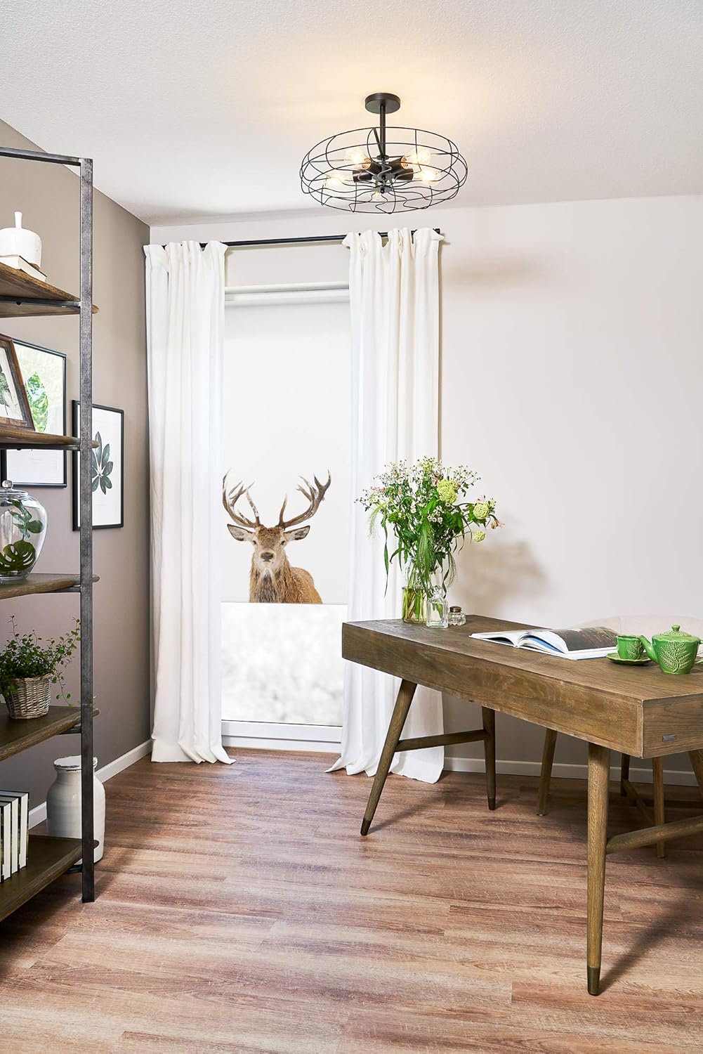 Lichtblick Klemmfix Tageslicht-Rollo mit Motiv, ohne Bohren, Blickdicht, Seitenzugrollo, Made in Ger