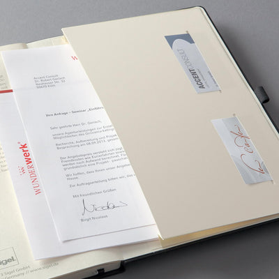 SIGEL CO115 Premium Notizbuch kariert, A4+, Hardcover, schwarz - Conceptum A4+ kariert schwarz, A4+