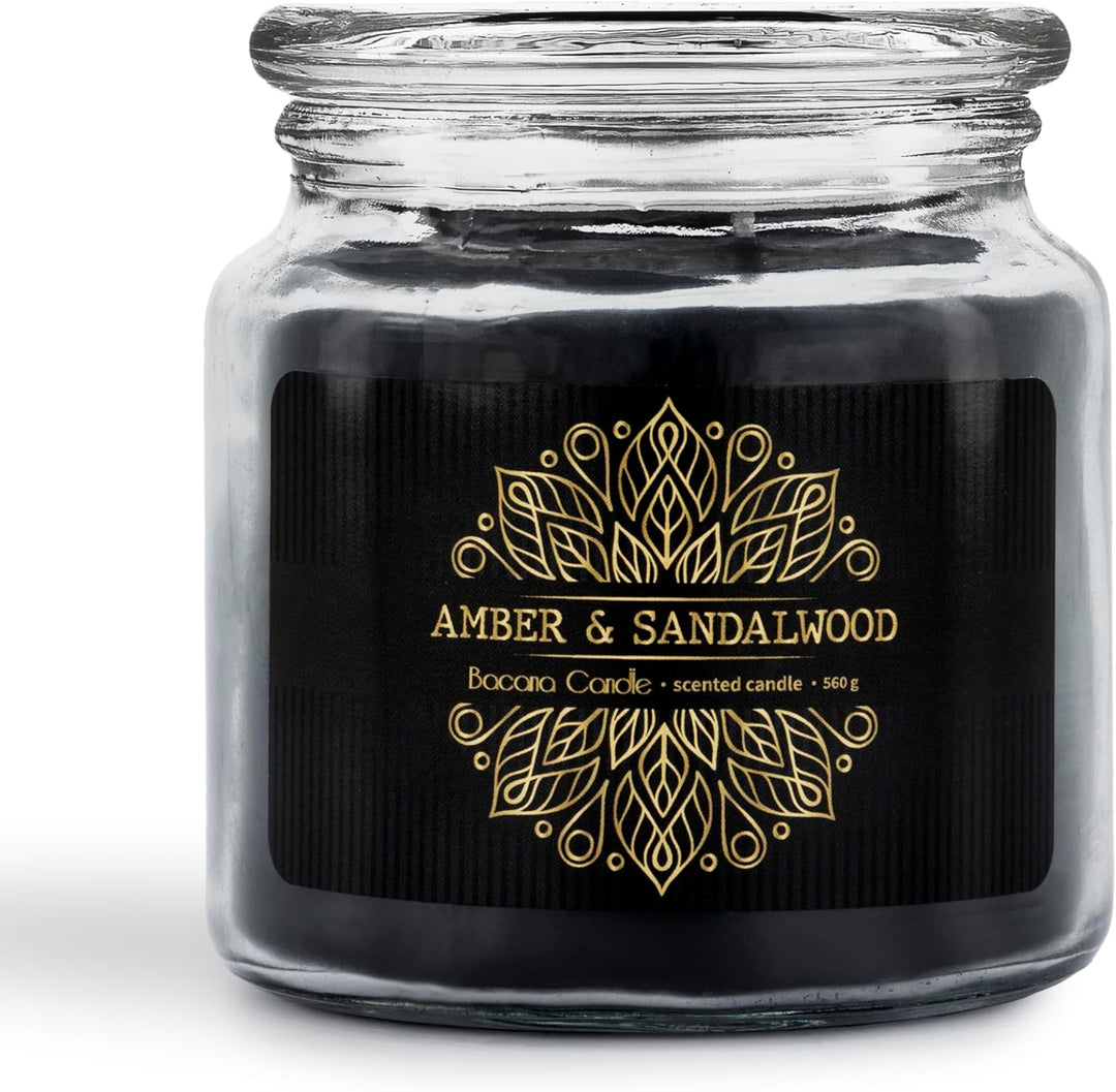 Bacana Candle - Duftkerze im Glas - Duftkerze im Glas mit Deckel - Originelle Geschenkkerze - 560 g