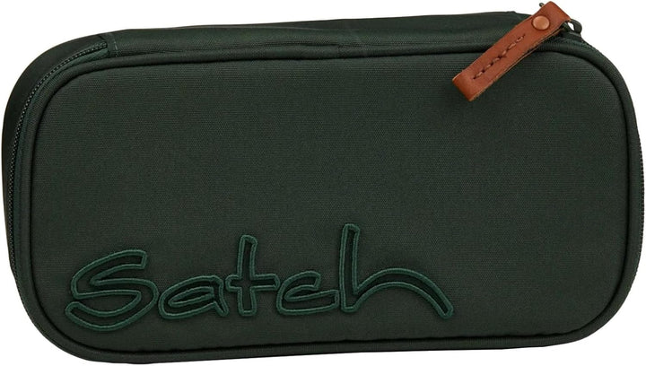 satch Schlamperbox extra gross inkl. Trennfach Reissverschlussfach Stiftehalter Geodreieck Sichtfens