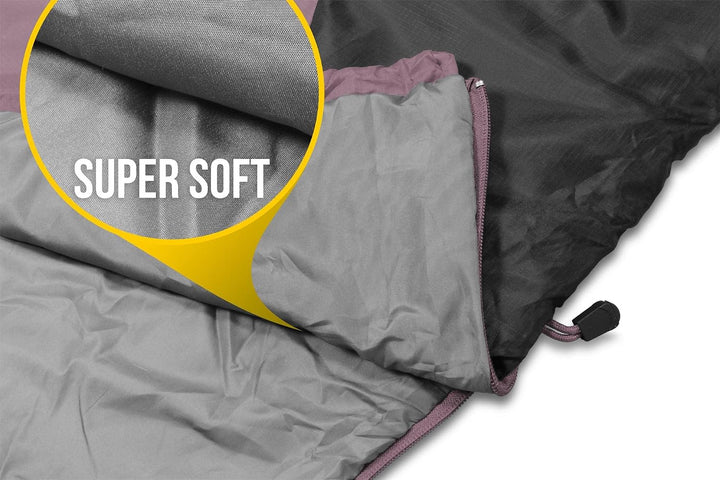 normani Ultralight Schlafsack Runty KOMPAKTE GRÖssE! 3D Mikrofaser Microtech Füllung, wasserdichter