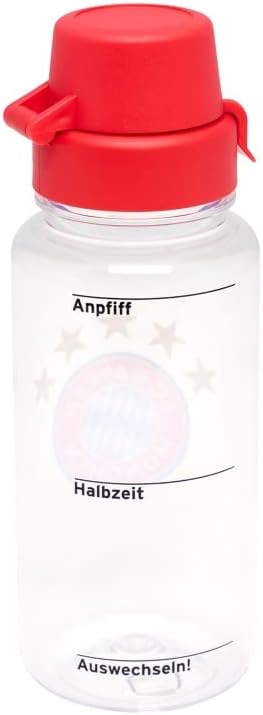 FC Bayern München Flasche - Tritan - transparent 0,4 l Trinkflasche FCB