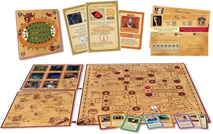 Topi Games | Harry Potter: Ein Jahr in Hogwarts | Familienspiel | Brettspiel | 1-8 Spieler | Ab 7+ J