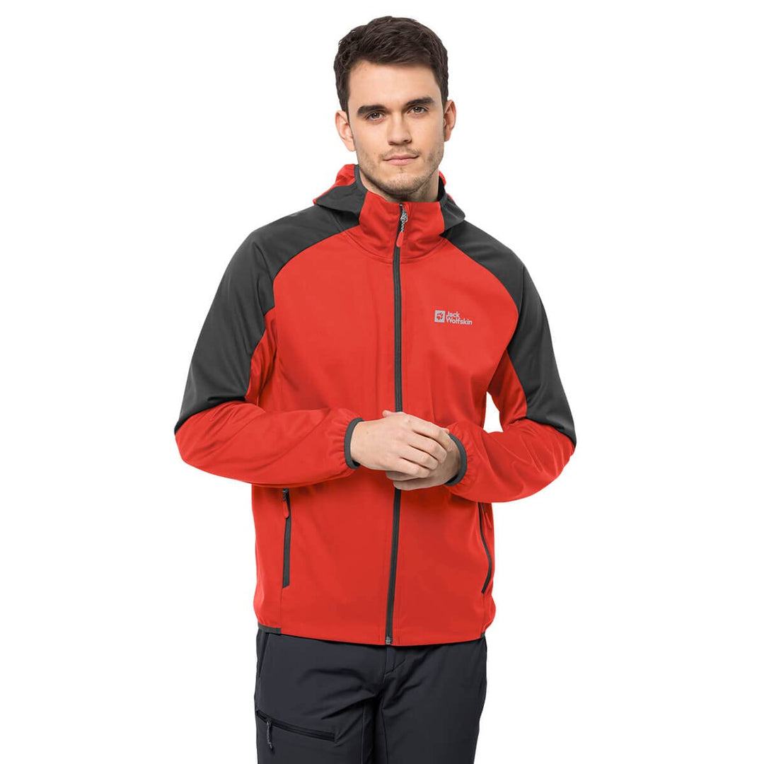 Jack Wolfskin Damen Feldberg Jacke L Kräftiges Rot, L Kräftiges Rot