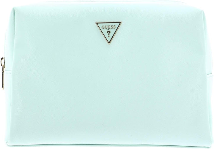 GUESS Top Zip Cosmetic Bag Mint