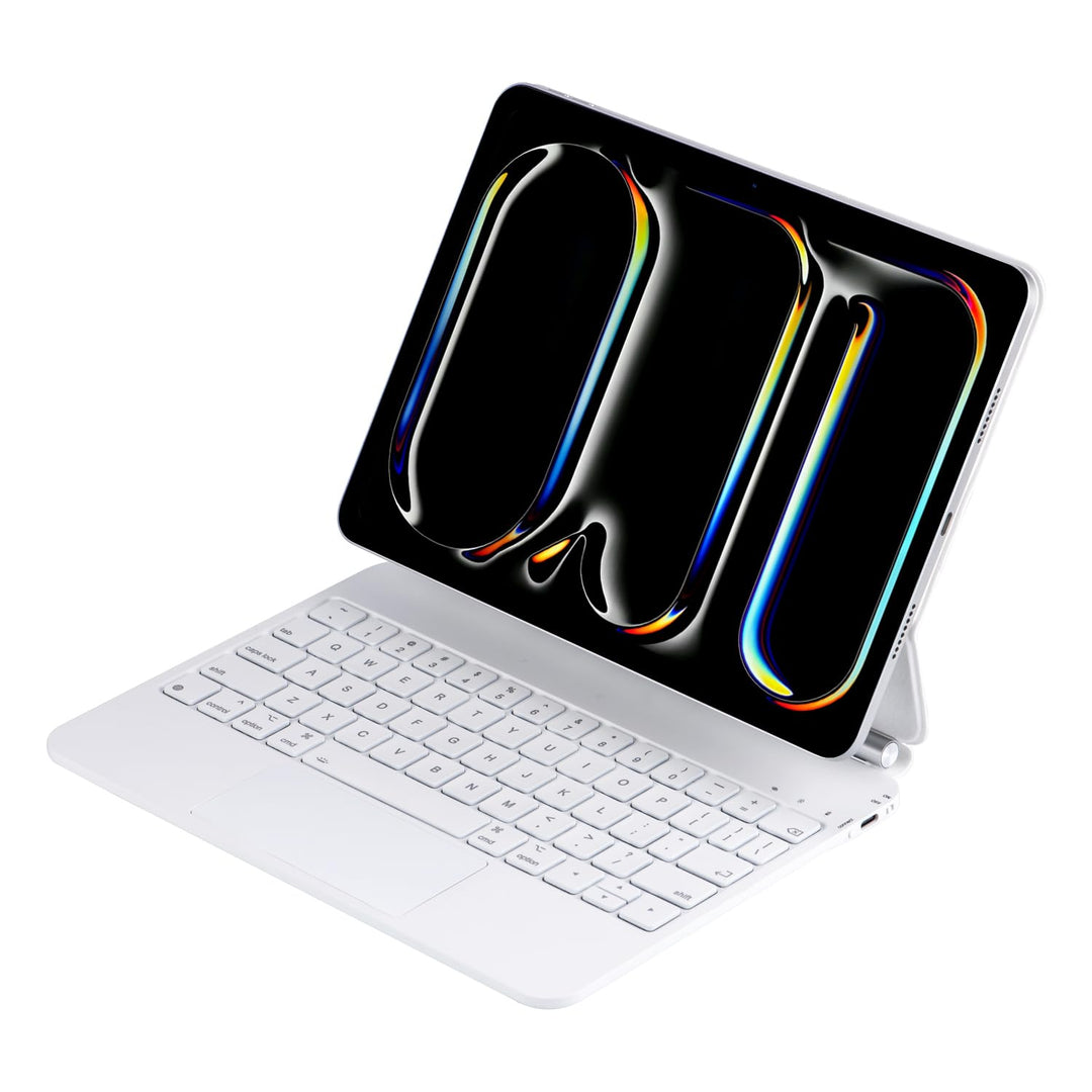 Deutsche QWERTZ-Layout Magic Keyboard Case für iPad Pro 13-Zoll M4 2024 / M5 2025, Magnetische Keybo