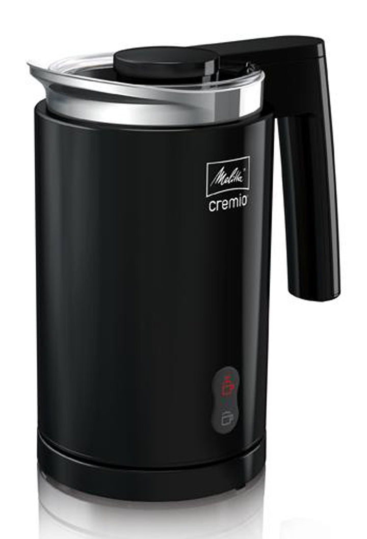 Melitta, Milchaufschäumer, Für kalte und warme Milch, Cremio, Schwarz, Schwarz