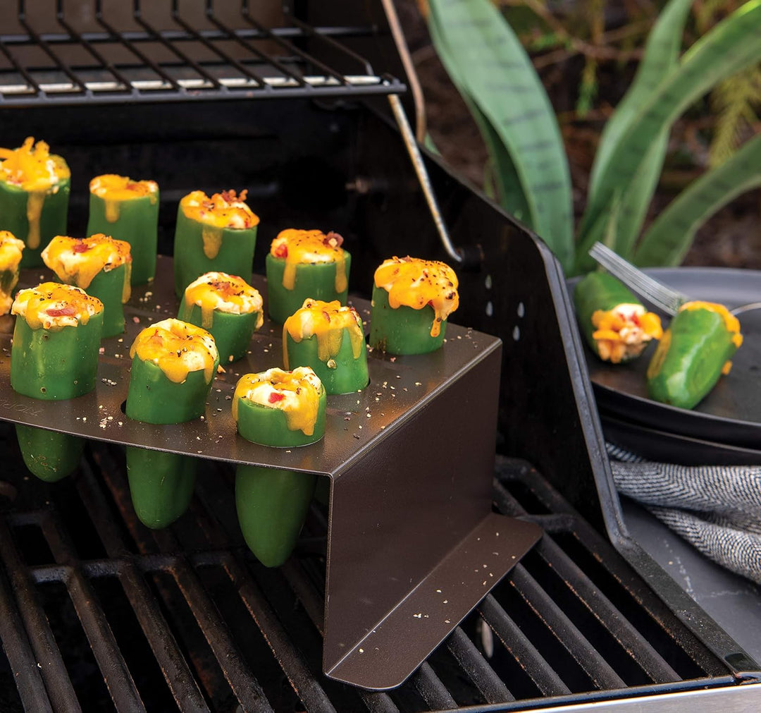 Nordic Ware 365 Grillständer für Hühnerbeine/Jalapenos, für Ofen und Grill klebt nicht fest, klebt n