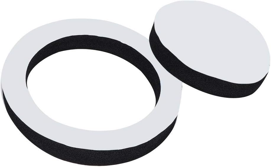 KIMISS Speaker Insulation Ring, 4 Stück Türverkleidung Schalldämmung Baumwolle Auto Lautsprecher Bas