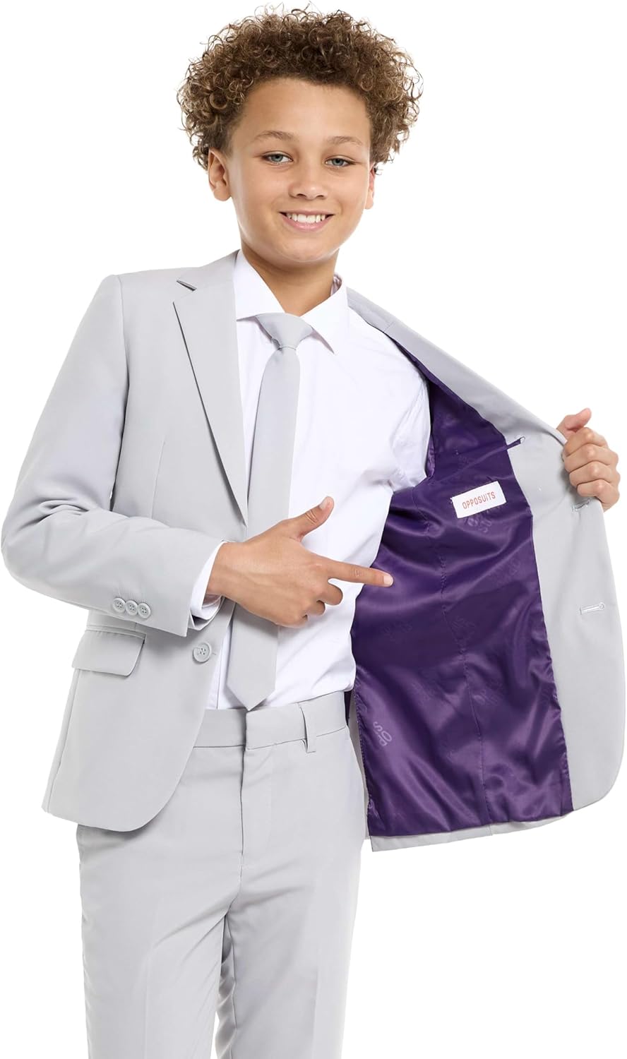 OppoSuits Einfarbiger Anzug für Teenager-Jungen in Glorious Green - Abschlussball- und Hochzeitsfeie