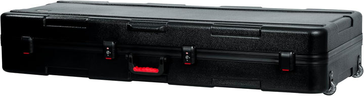 Gator Cases Molded Flight Case für Tastaturen mit TSA-zugelassenen Verschlüssen und eingelassenen Rä