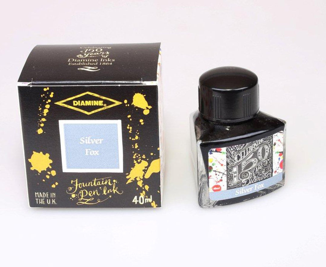 Diamine Ink,150th anniversary ink,Silver Fox,Tinte im Tintenglas,40 ml, 40 ml