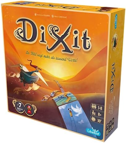 Asmodee, Dixit, DE-Version, Grundspiel, EIN Bild SAGT mehr als tausend Worte, Kreatives Familienspie