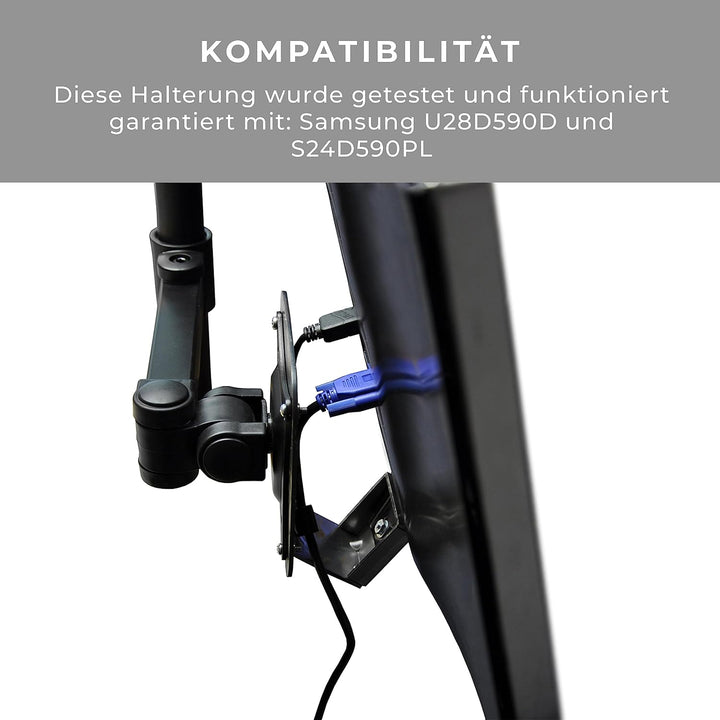 VESA Mount Adapterhalterung für Samsung Monitore U28D590D und S24D590PL – von HumanCentric One Pack,