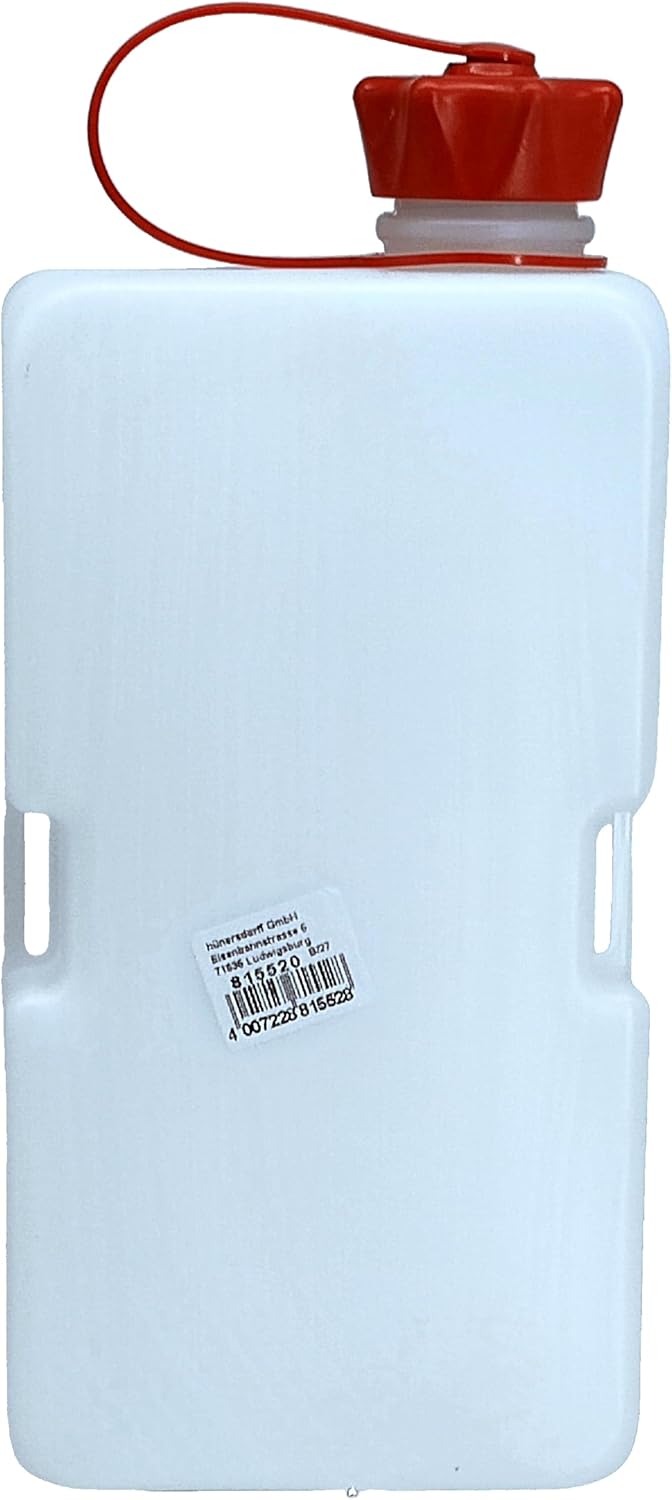 FuelFriend®-PLUS CLEAR 1,5 Liter - Klein-Benzinkanister Mini-Reservekanister - im Doppelpack