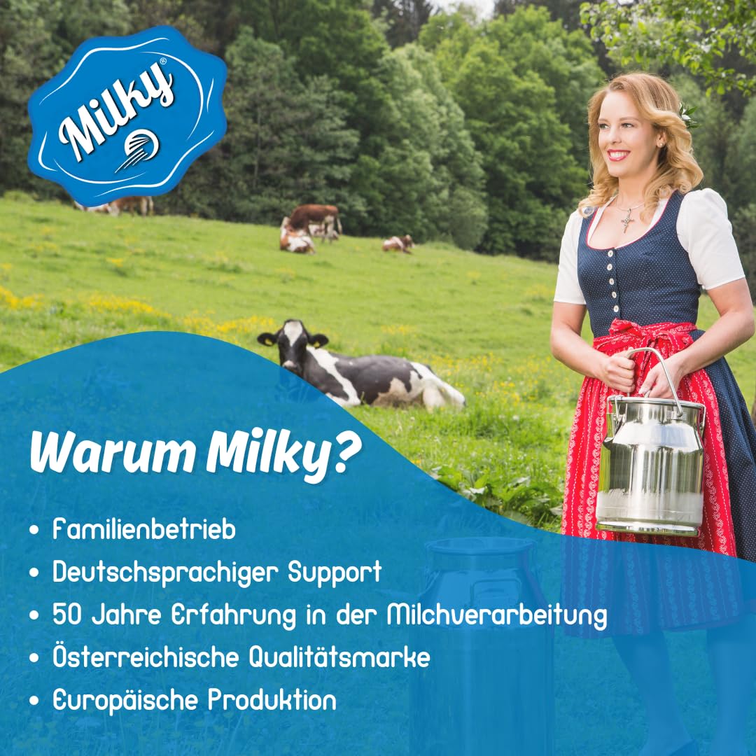 elektrische Buttermaschine, 10 Liter, 30x26,6x31,5cm, Kunststoffabdeckung, Gehaeuse aus Edelstahl