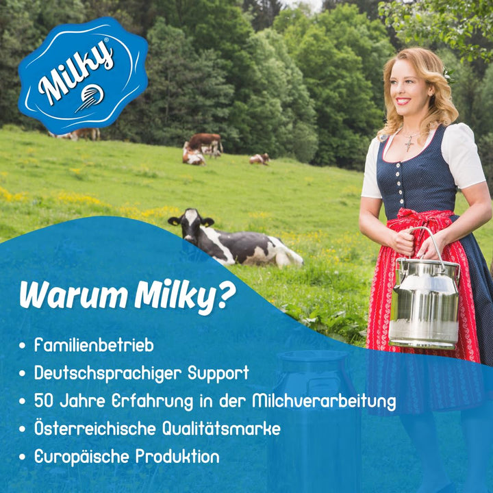 elektrische Buttermaschine, 10 Liter, 30x26,6x31,5cm, Kunststoffabdeckung, Gehaeuse aus Edelstahl