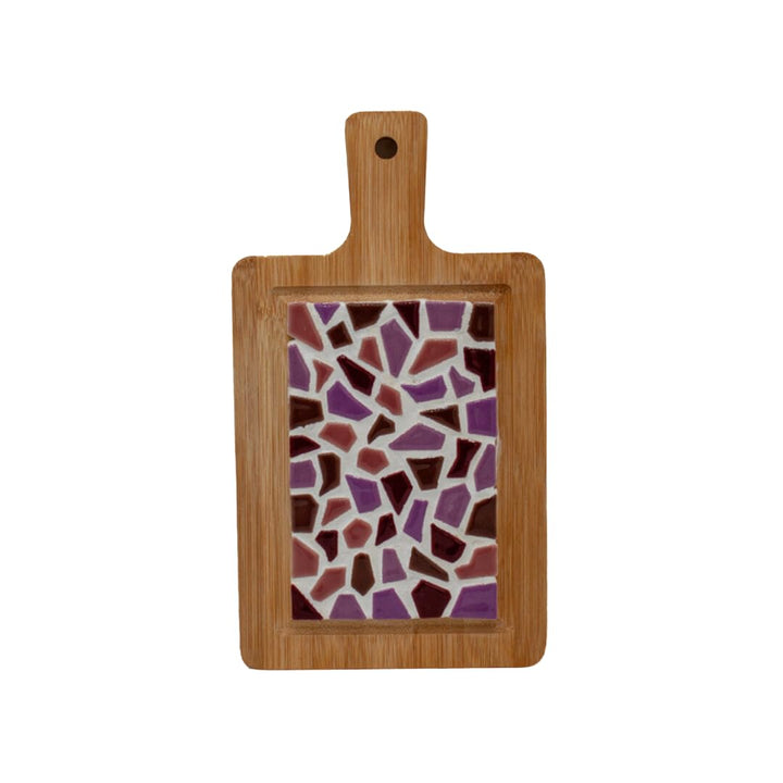 Little Creations mosaik Mini-Servierbrett Altrosa | DIY Bastelset Erwachsene | Gestalte deine eigene