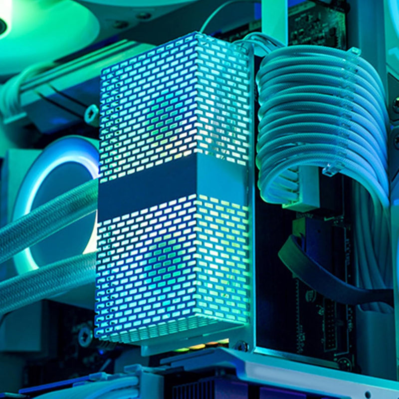 Annadue Speicherkühlkörper, RAM-Speicherkühler 4Pin PWM/L ED 3Pin ARGB RAM-Lüfterkühler mit Dual 502