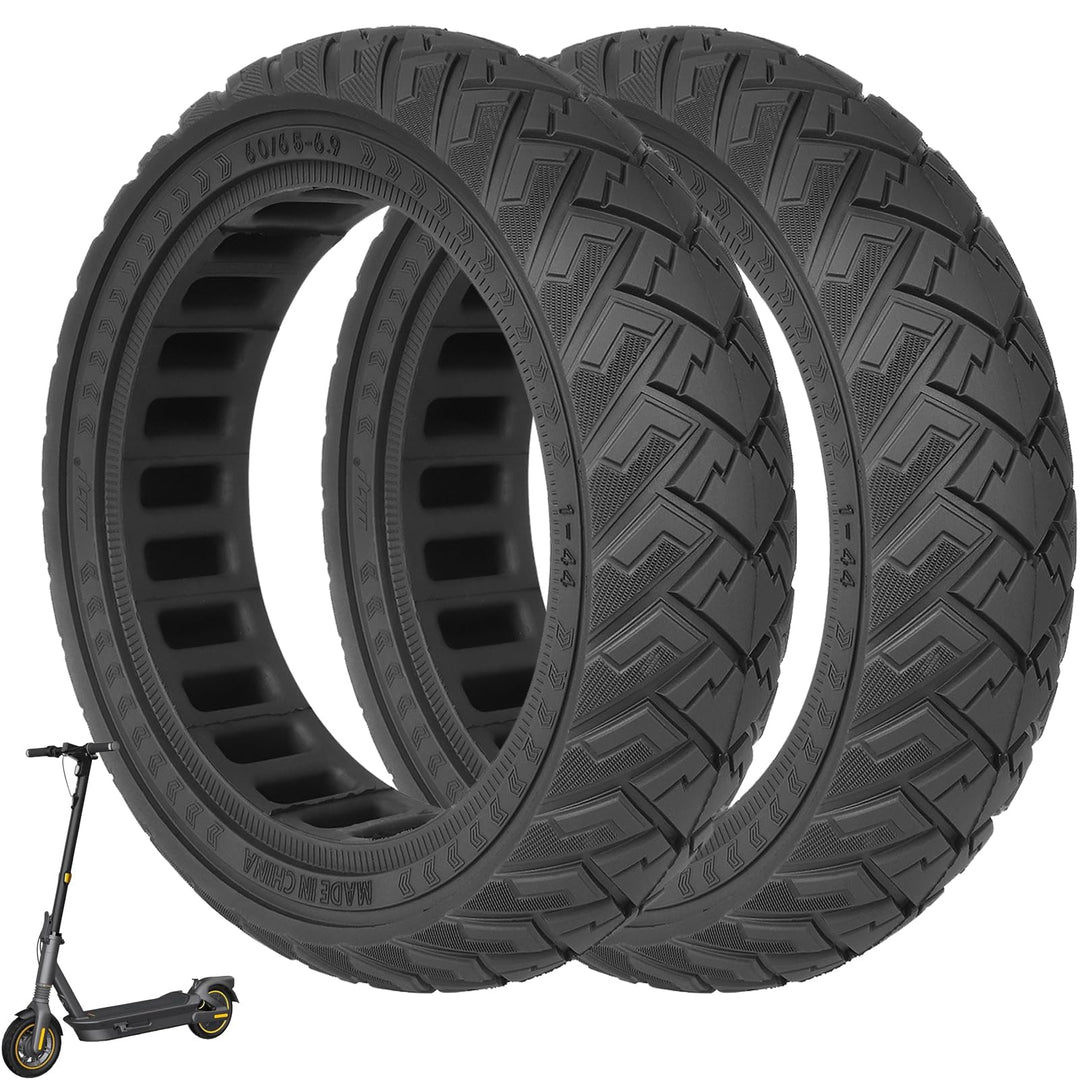 60/65-6,9 Ersatzräder Vollgummireifen 10 Zoll Solide Reifen für Ninebot Max G2 G2D G2E G65 F3 F3 Pro