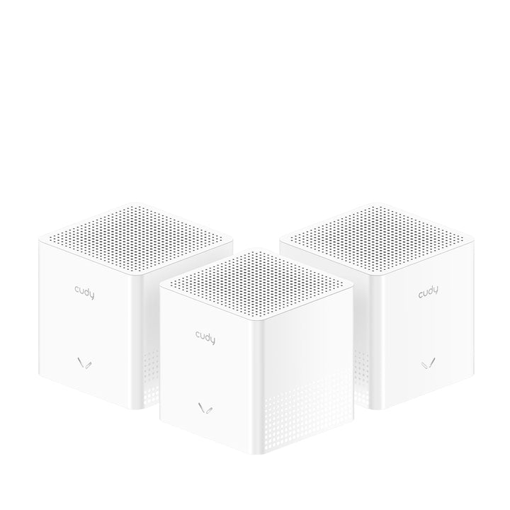 Cudy AX3000 Wi-Fi 6 Whole Home Mesh System, 2500 m², M3000S 3er-Pack