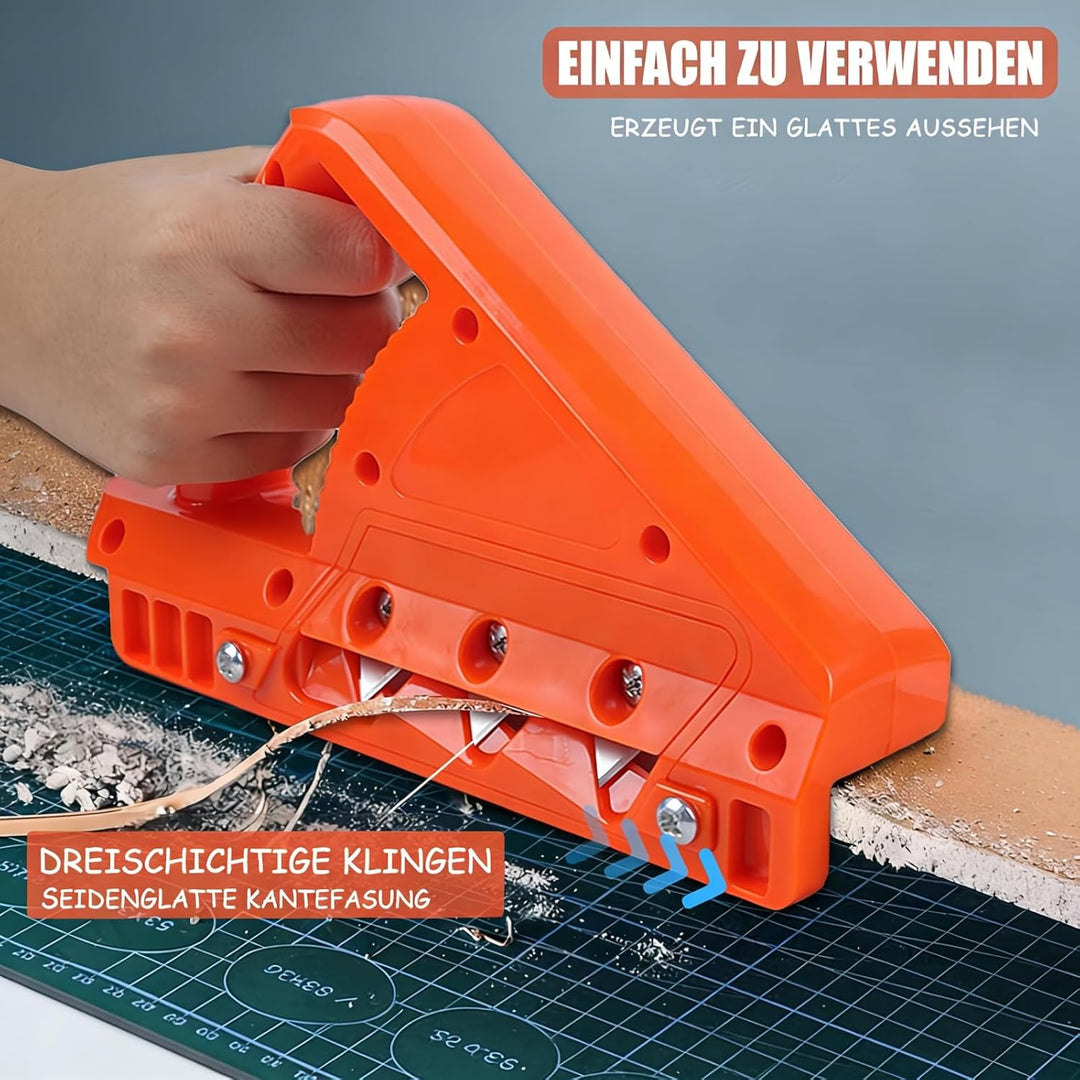Drywall-Schneidwerkzeug für Gipskarton | Präziser 45°/60°-Kantenschneider mit 10 Ersatzklingen | Han