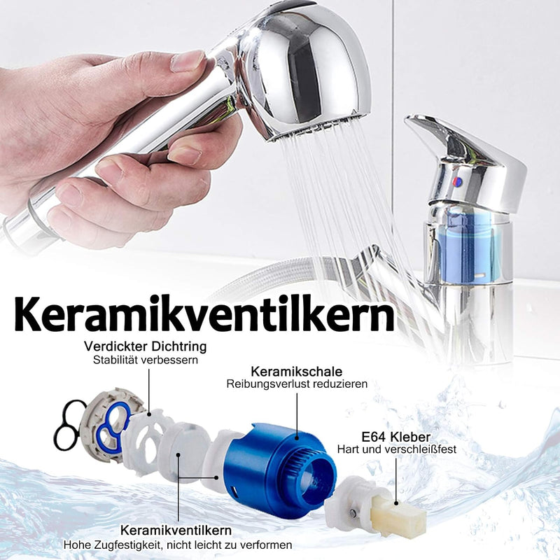 LARS360 Armatur Küche Wasserhahn Spültischarmatur Design Küchenarmatur Mischbatterie Bad Waschtischa