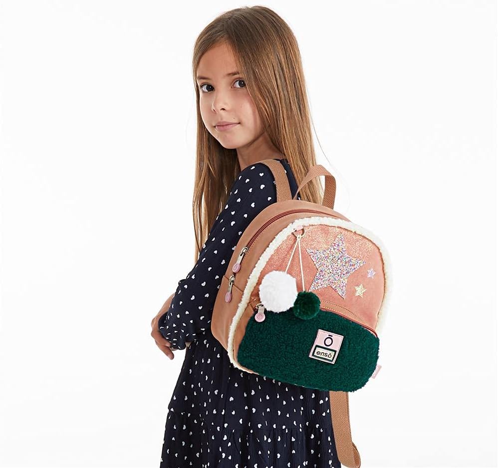 Enso Mädchen Shine Stars Gepck- Kuriertasche 22x25x14 cms Rosa, 22x25x14 cms Rosa