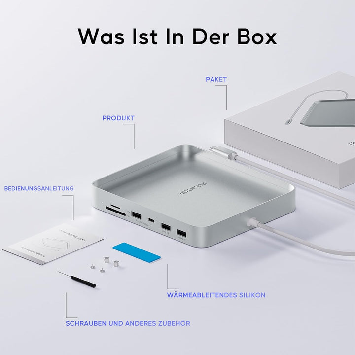 USB C HUB Für iMac 24" 2021/2023/2024, 7 In 1 iMac USB-Hub Für iMac M1/M3/M4, iMacZubehör Mit USB C