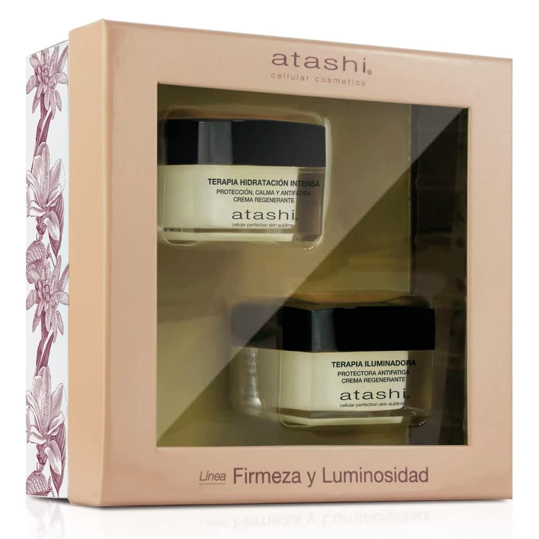atashi | Beauty Kit | Intensive Moisturising Therapy + Aufhellende Anti-Flecken-Creme | 50ml + 50ml