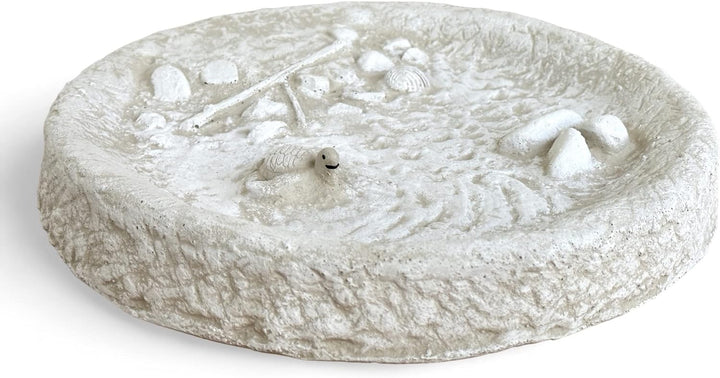 Radami Vogeltränke Vogelbad Wasserstelle Vogelbecken Schildkröte GRAU ca.4,6kg