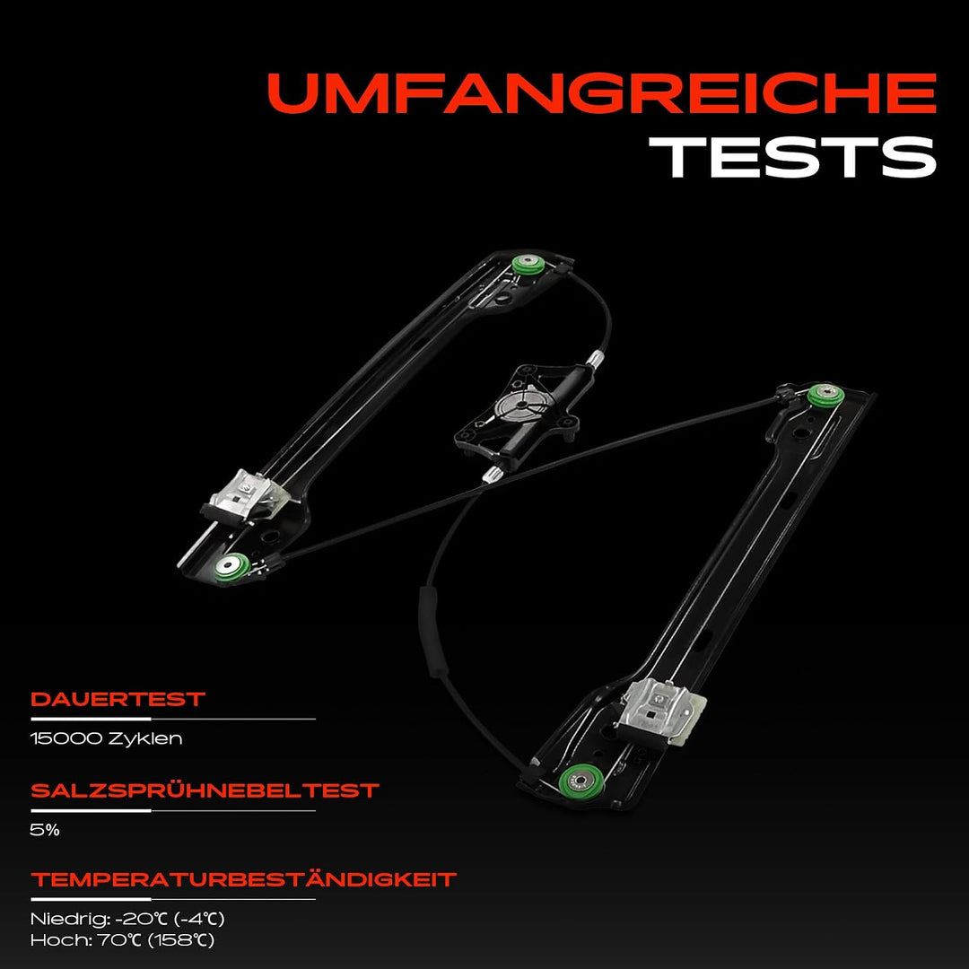 Frankberg 2x Fensterheber Elektrisch ohne Motor Vorne | Kompatibel mit M-Klasse W166