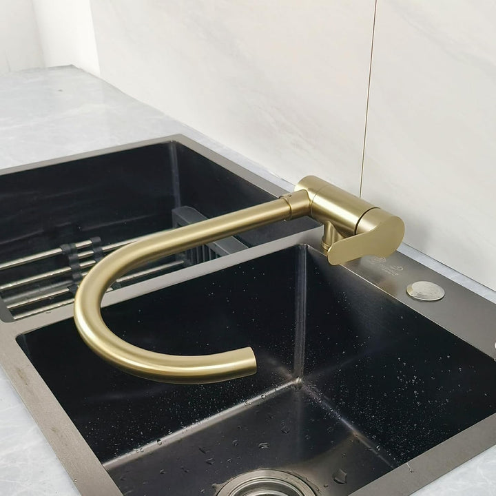 Vorfenster Küchenarmatur Klappbare Wasserhahn Küche Gold Küchenarmatur Unter Fenster B-gebürsteter G