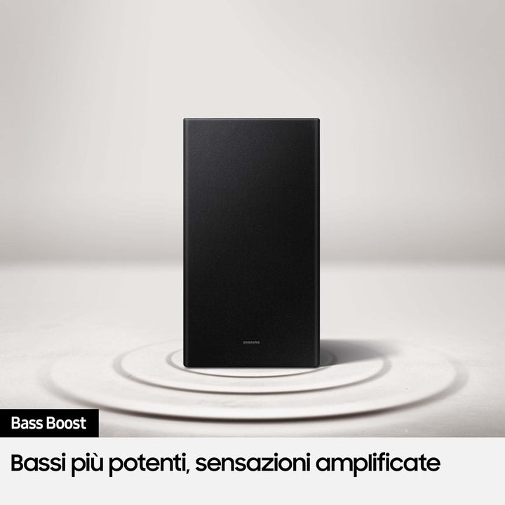 SAMSUNG Soundbar HW-C430/ZF C-Serie, 3 Lautsprecher, Subwoofer inklusive, 2.1-Kanal-Audio, Adaptive