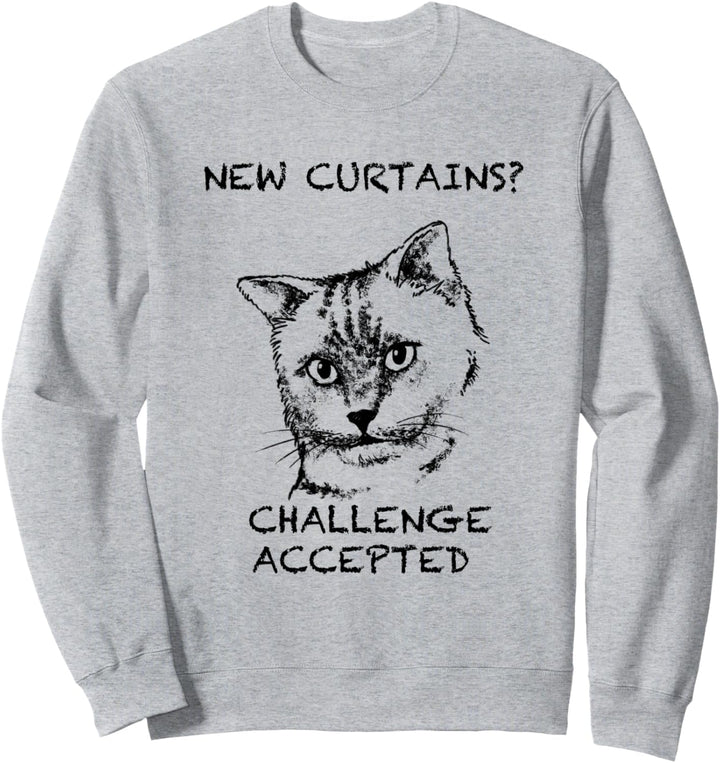 Ragdoll Lustige Katze Zitat Hand gezeichnete Kunst Sweatshirt